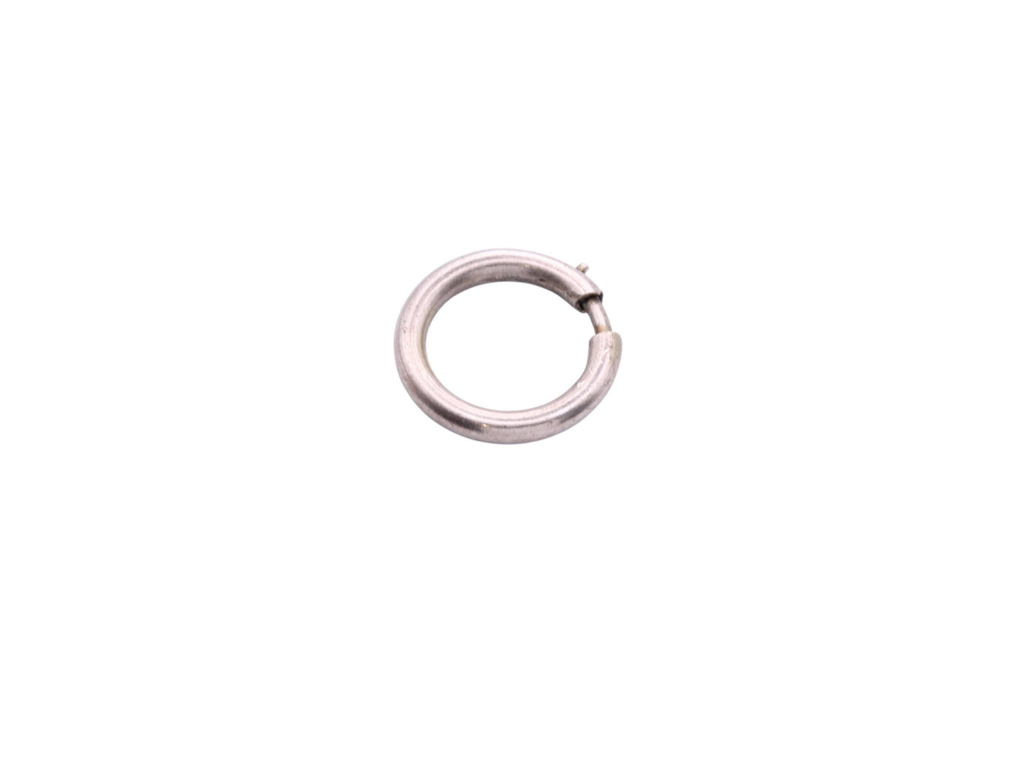 Antique Large Sterling Silver Bolt Clasp, 15mm