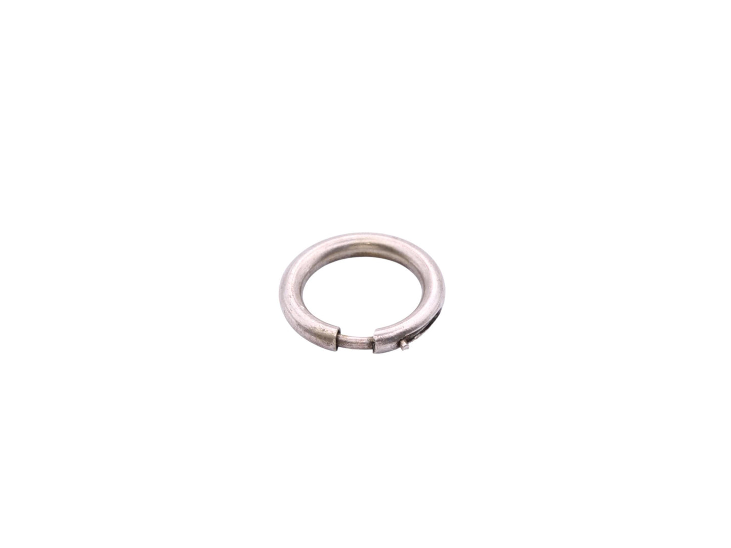 Antique Large Sterling Silver Bolt Clasp, 15mm