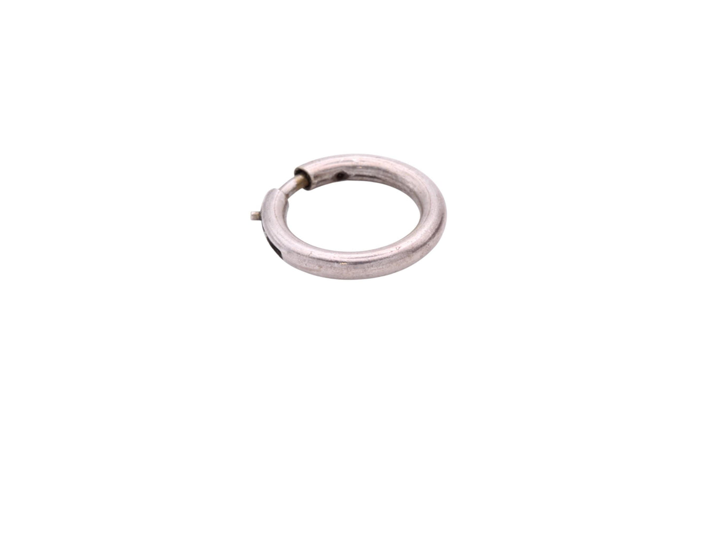 Antique Large Sterling Silver Bolt Clasp, 15mm