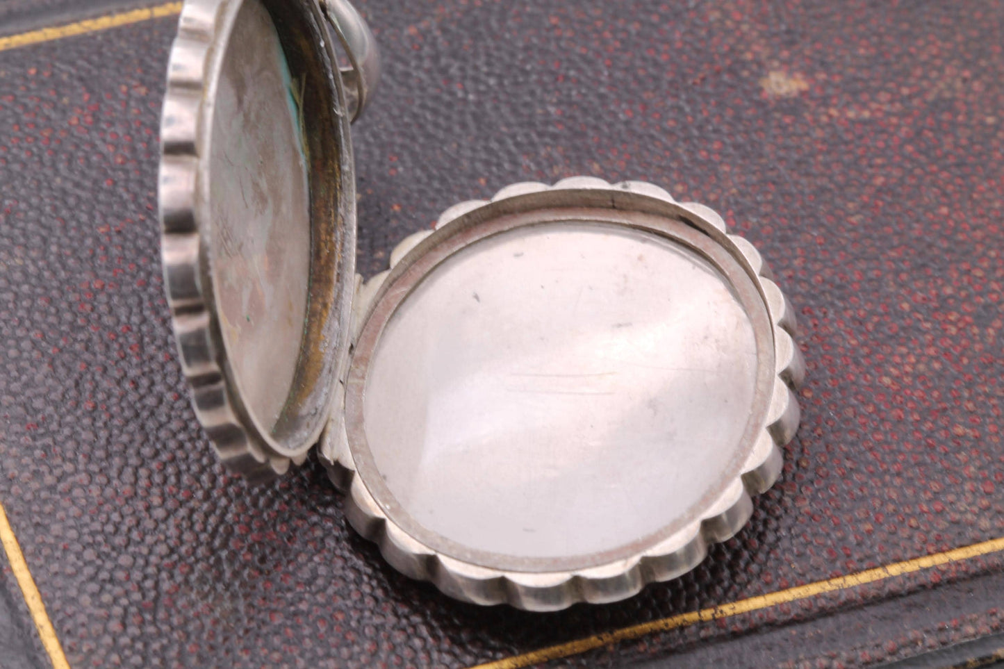 Antique Sterling Silver Large Locket