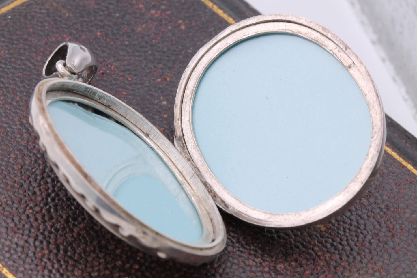 Antique Sterling Silver Swallow Locket