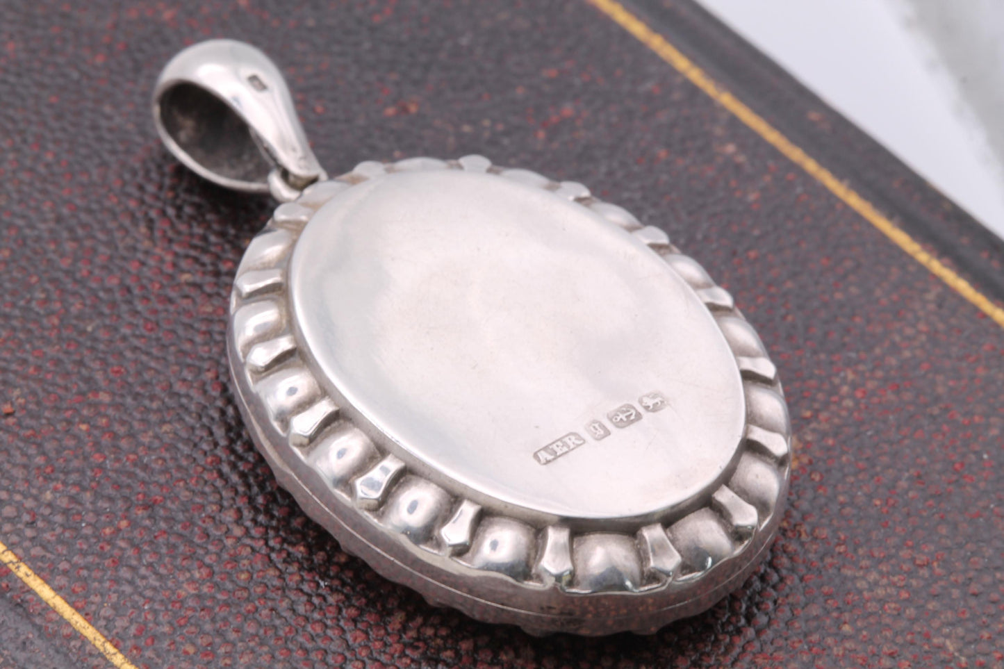 Antique Sterling Silver Swallow Locket