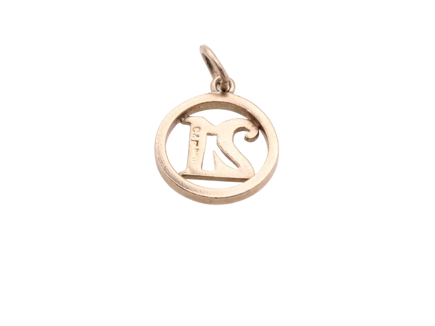 Vintage 9ct Gold "21" Birthday Charm