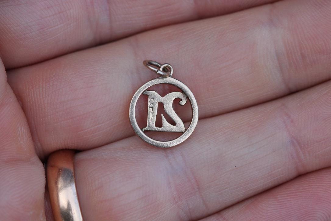 Vintage 9ct Gold "21" Birthday Charm
