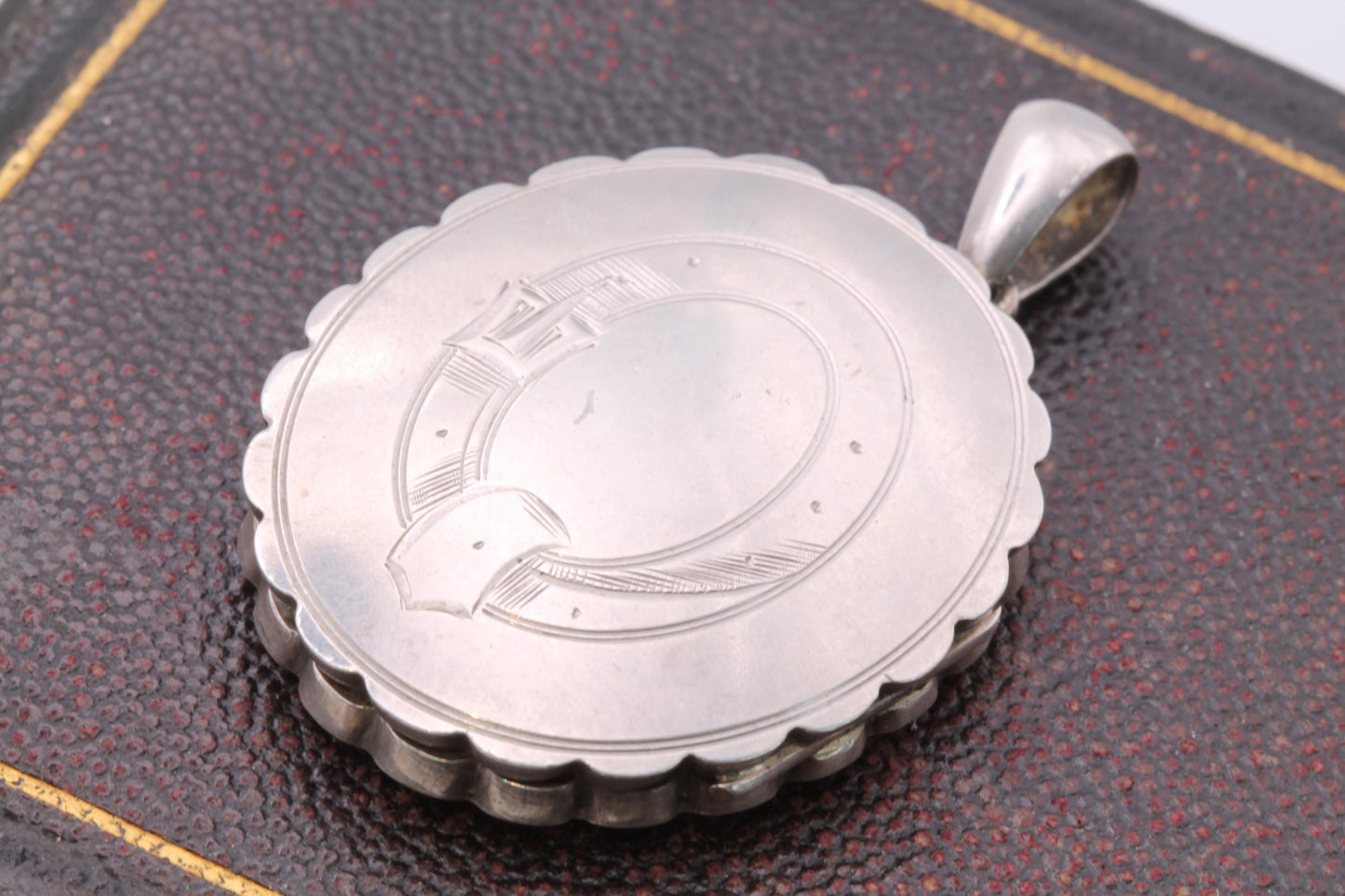Antique Sterling Silver Large Locket