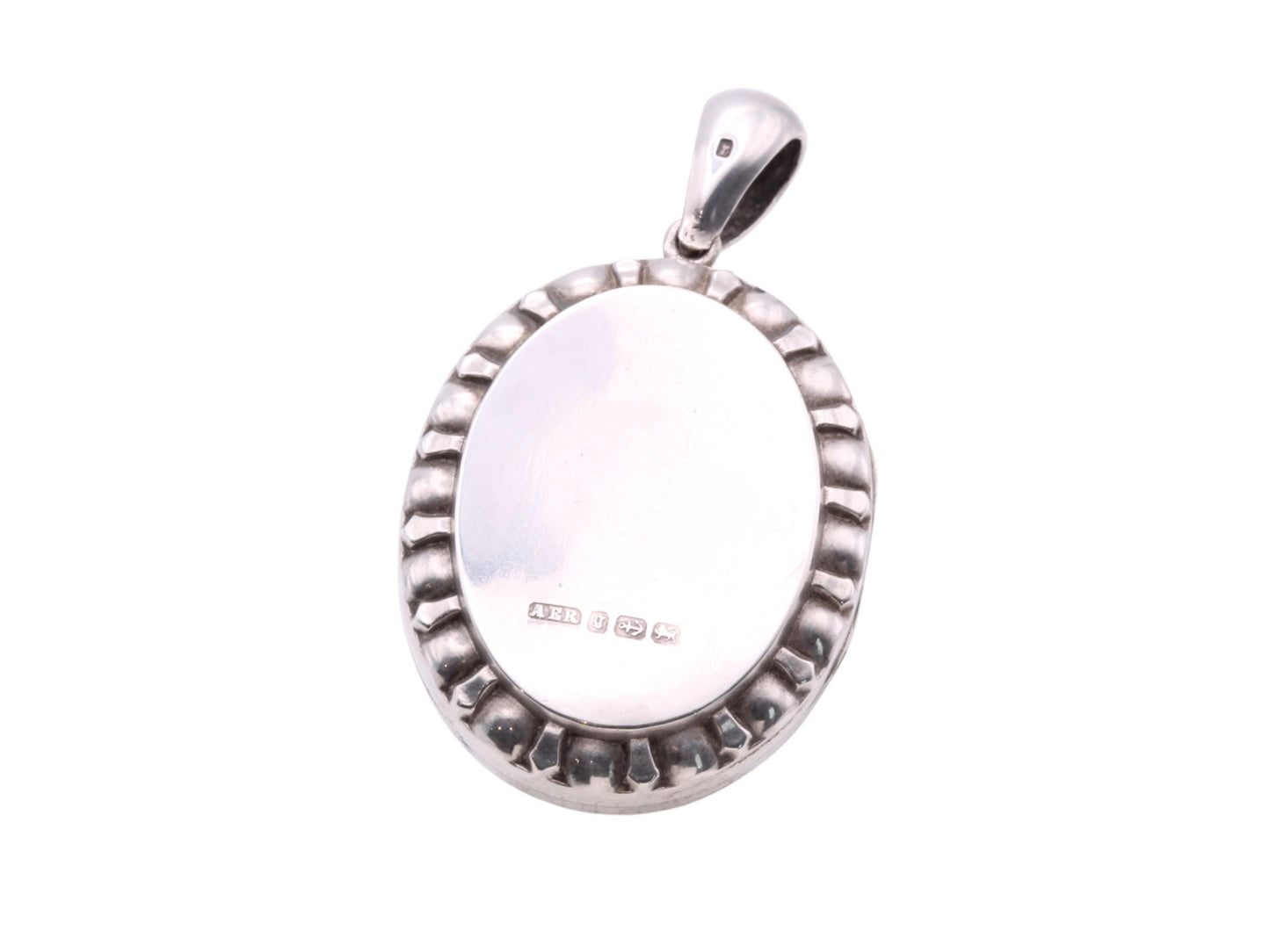 Antique Sterling Silver Swallow Locket