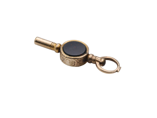 Antique 9ct Gold Filled Watch Key Pendant
