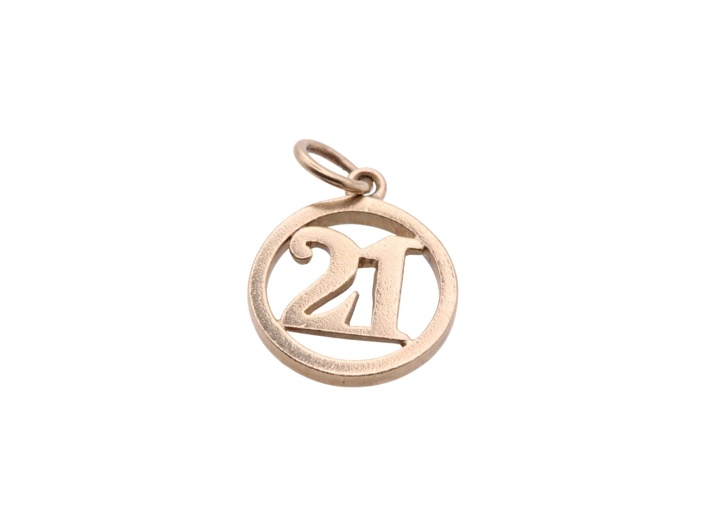 Vintage 9ct Gold "21" Birthday Charm