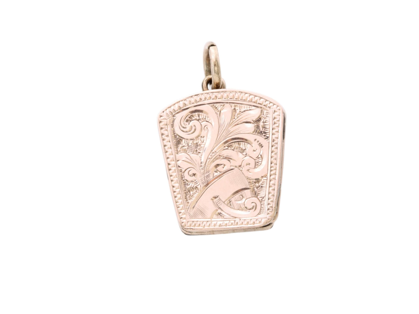 Antique 9ct Gold Compass Locket, c.1890