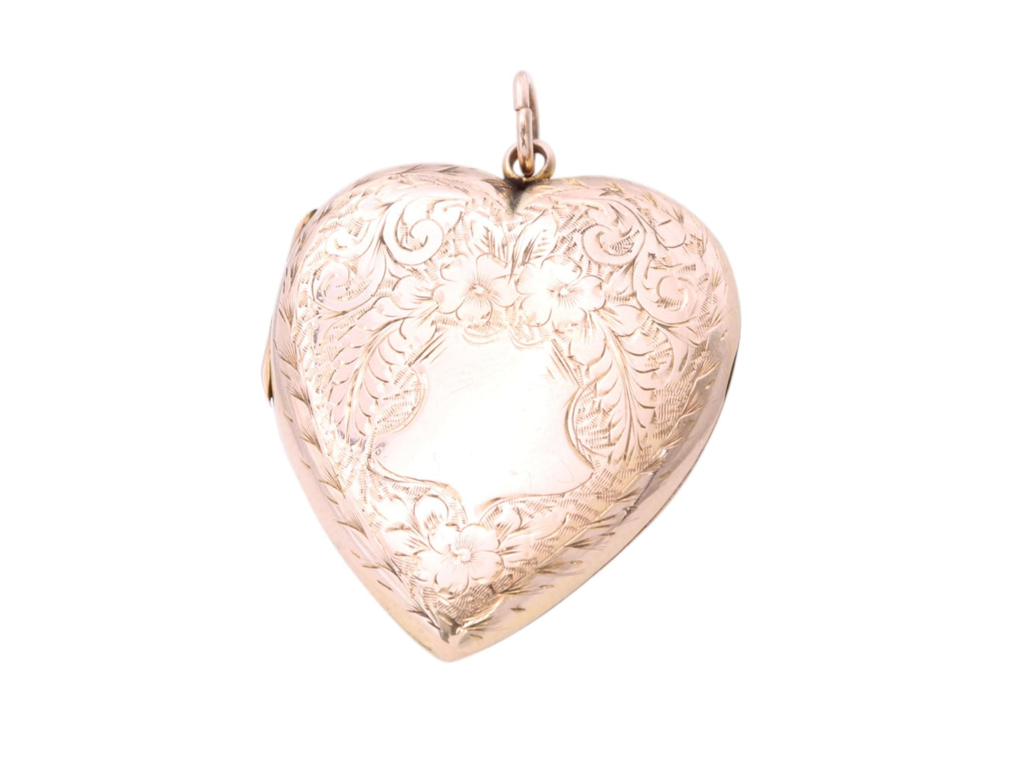 Antique 9ct Gold Large Heart Locket