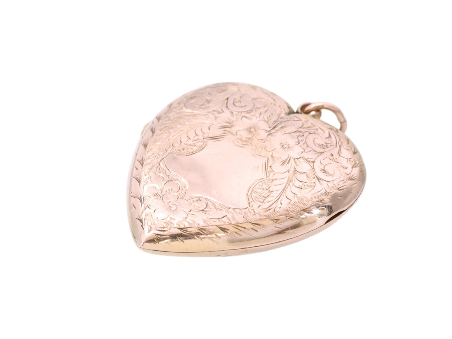 Antique 9ct Gold Large Heart Locket