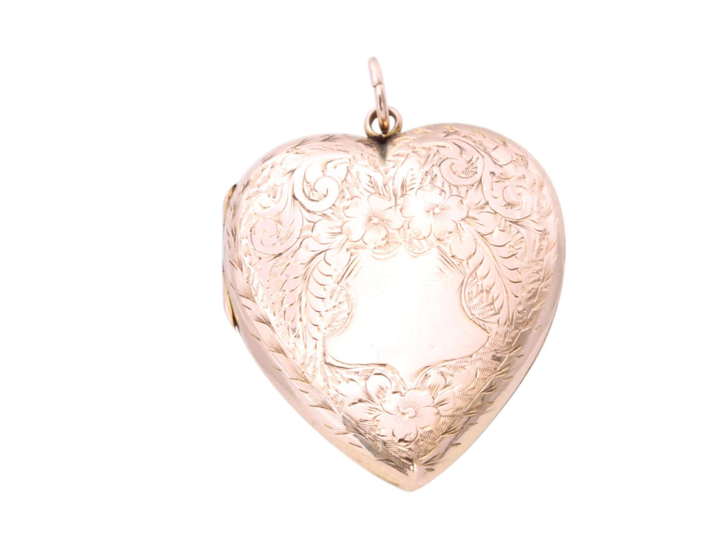 Antique 9ct Gold Large Heart Locket