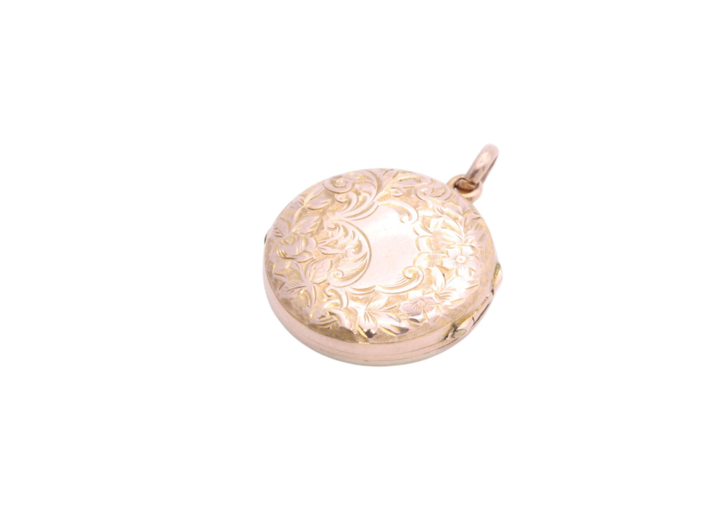 Antique 9ct Gold Triple Chased Locket