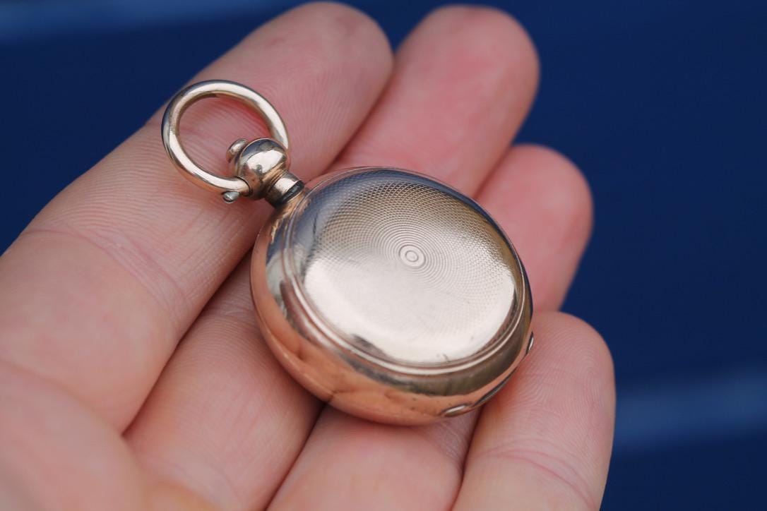 Antique 9ct Gold Filled Dennison Sovereign Case Holder, c.1901