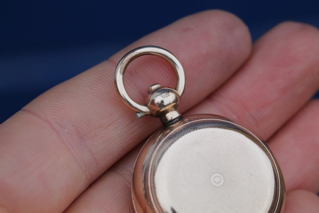 Antique 9ct Gold Filled Dennison Sovereign Case Holder, c.1901