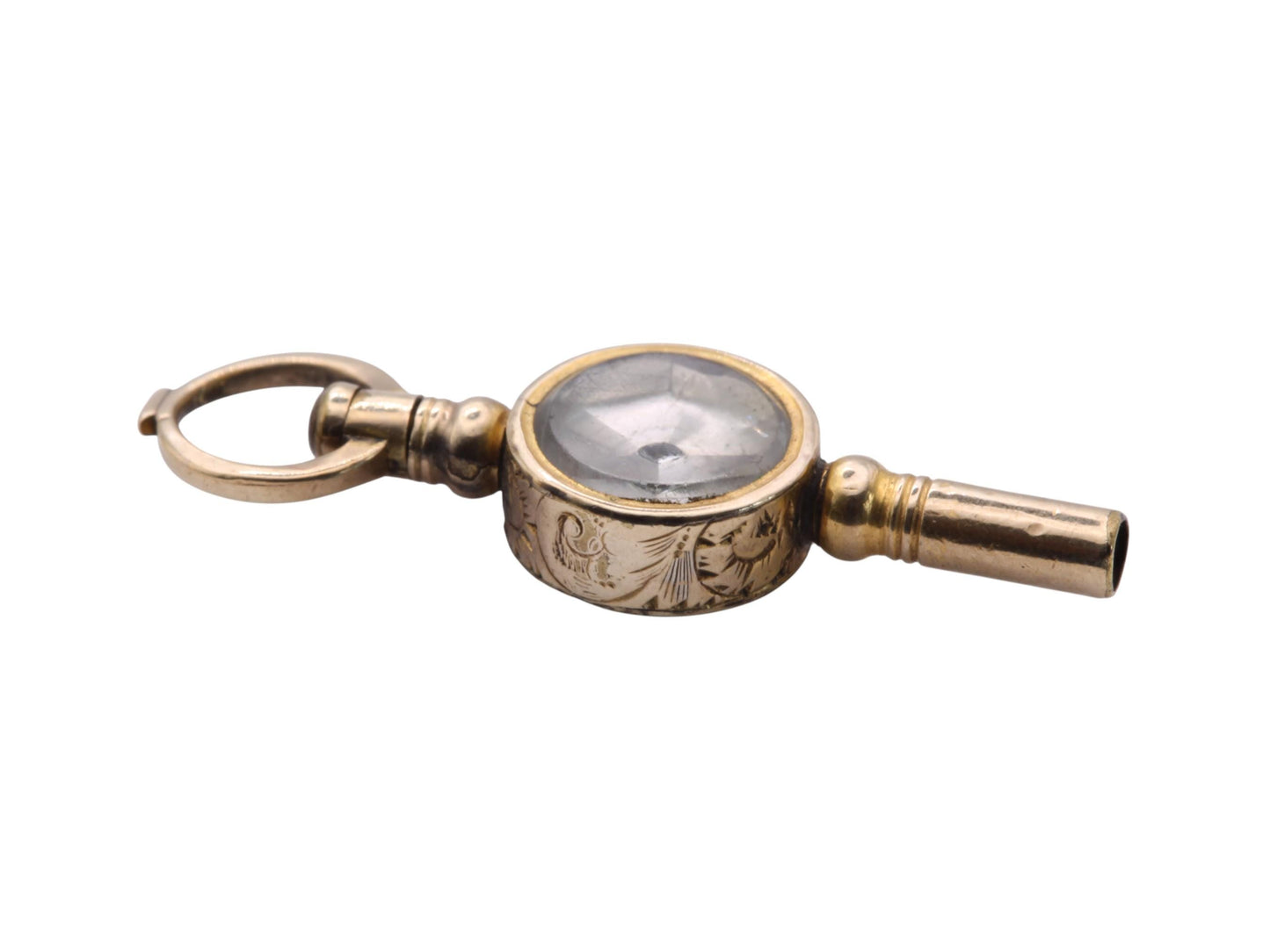 Antique 9ct Gold Filled Watch Key Pendant