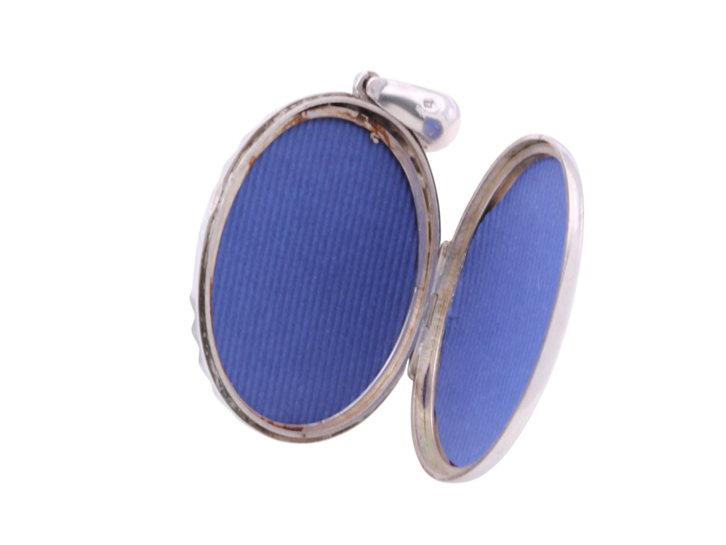 Antique Sterling Silver & 9ct Gold Aesthetic Tulip Locket, 1881