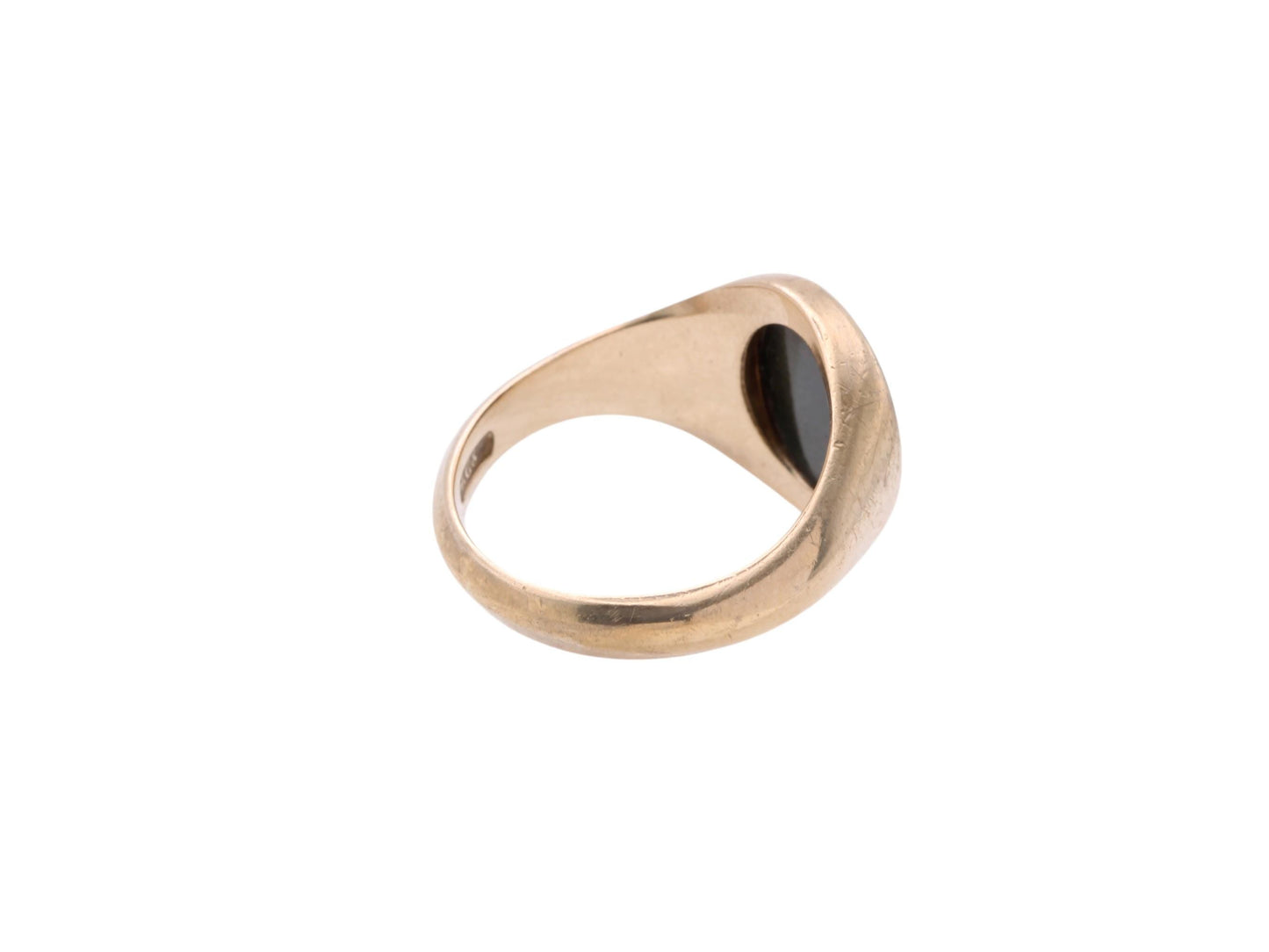 Vintage 9ct Gold Bloodstone Signet Ring