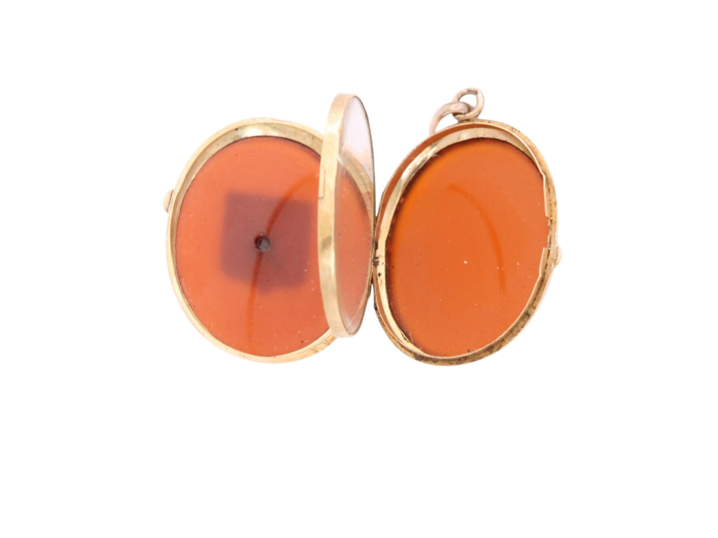 Antique 15ct Gold Sardonyx Shield Locket