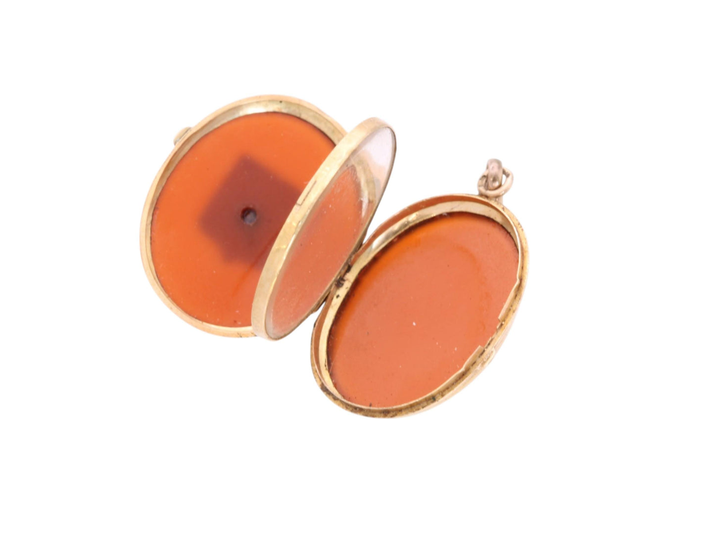 Antique 15ct Gold Sardonyx Shield Locket