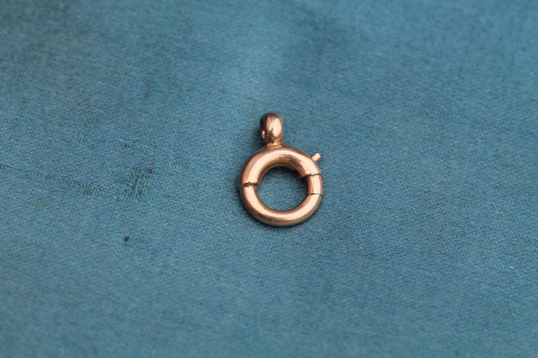 Antique 9ct Yellow Gold Bolt Clasp, 8.5mm