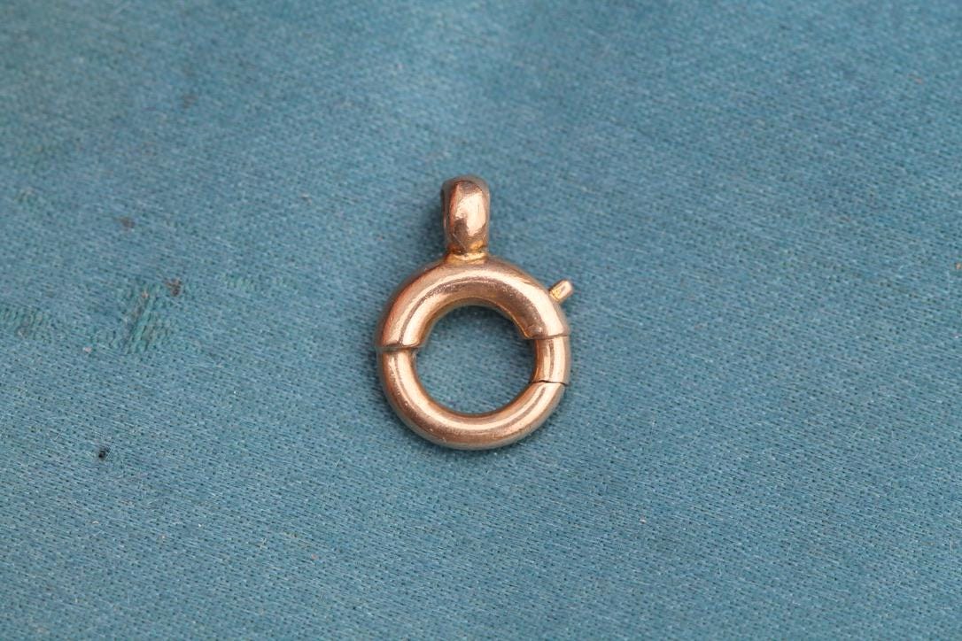 Antique 9ct Yellow Gold Bolt Clasp, 8.5mm
