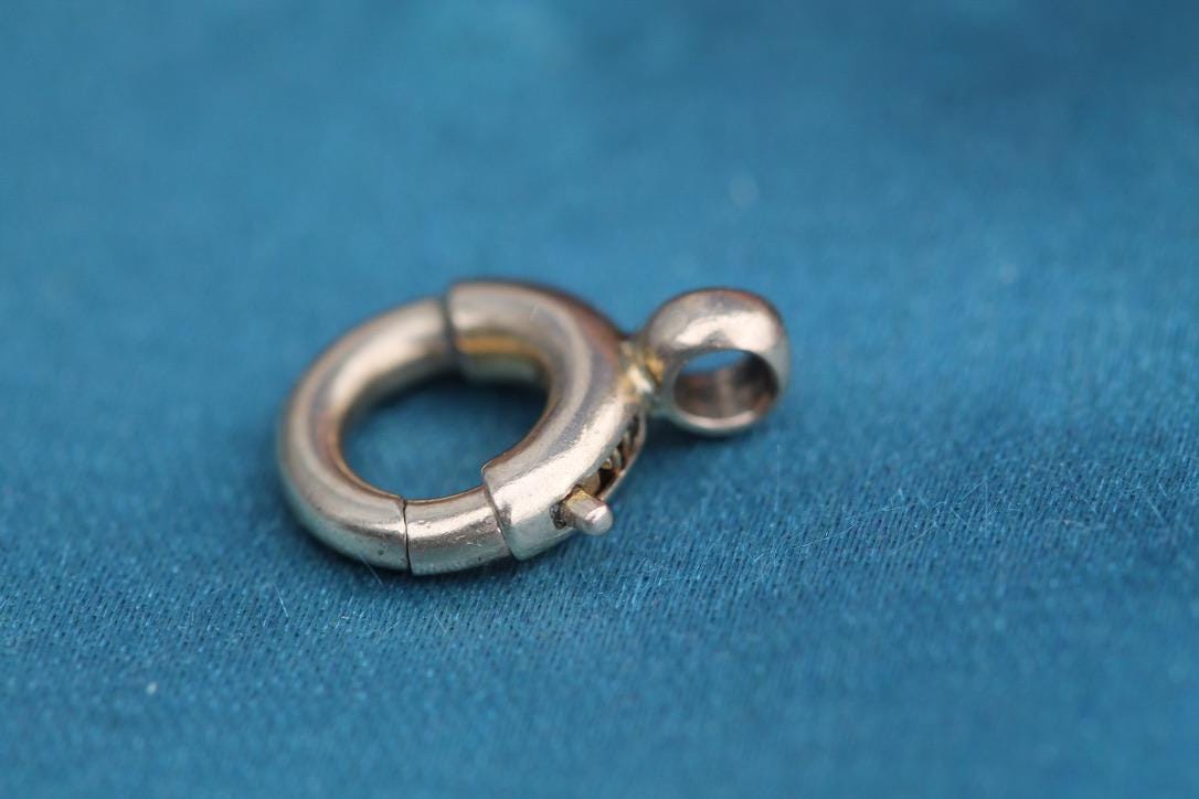Antique 9ct Yellow Gold Bolt Clasp, 8.5mm