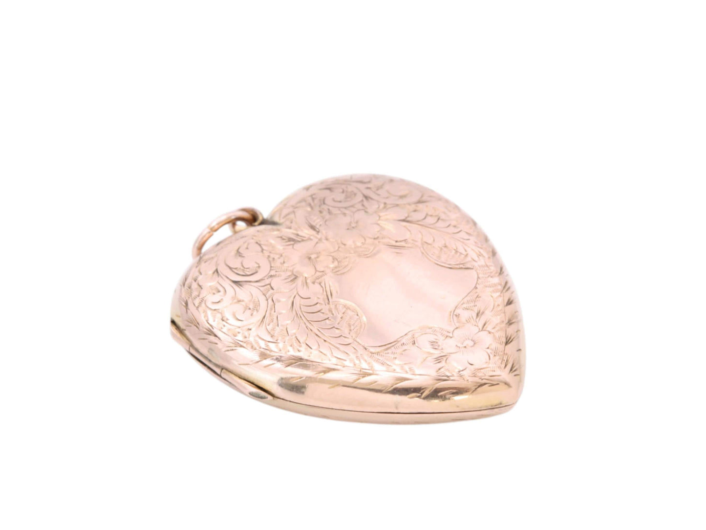 Antique 9ct Gold Large Heart Locket