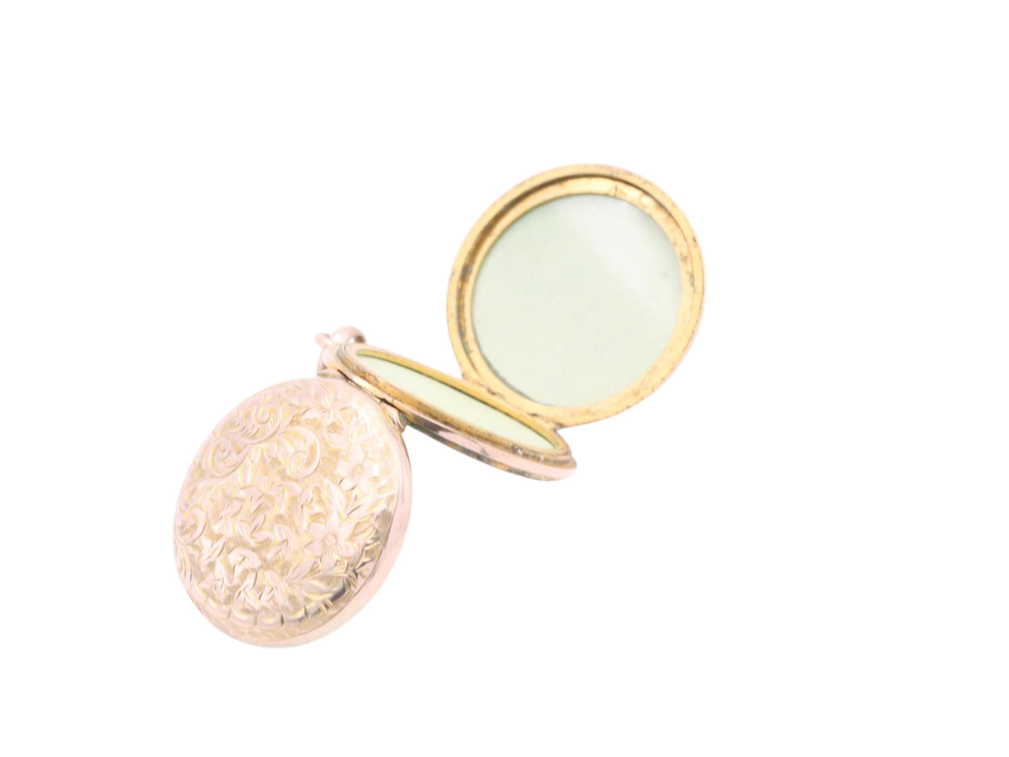 Antique 9ct Gold Triple Chased Locket