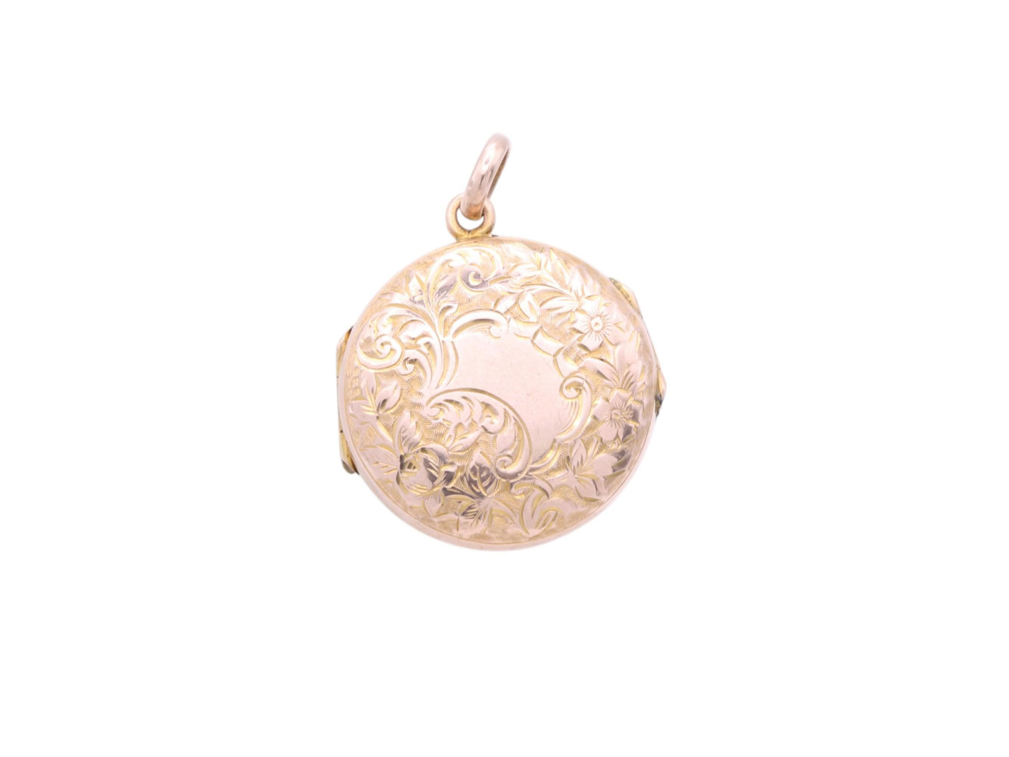 Antique 9ct Gold Triple Chased Locket