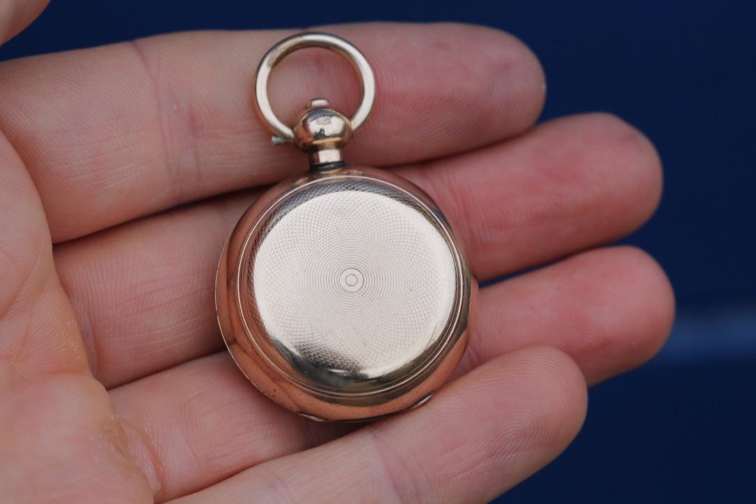 Antique 9ct Gold Filled Dennison Sovereign Case Holder, c.1901
