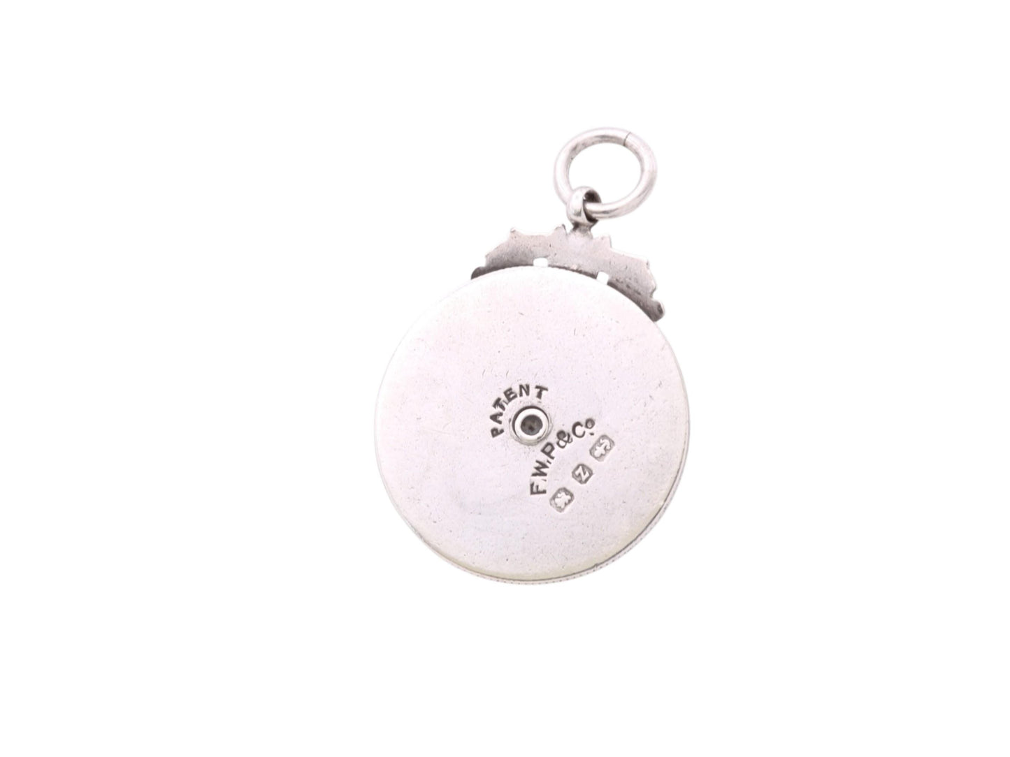Antique Sterling Silver The Perpetual Calendar Pendant, 1899