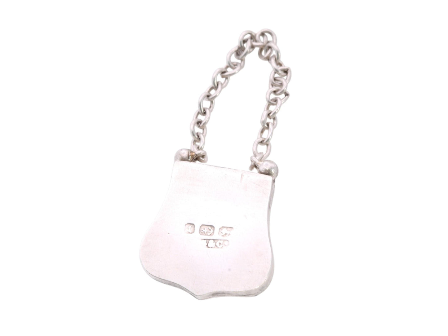 Antique Sterling Silver Handbag Purse Locket, 1885