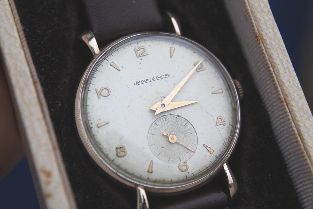 Vintage 9ct Gold Jaeger-LeCoultre Gentleman's Manual Wind Watch, 1961