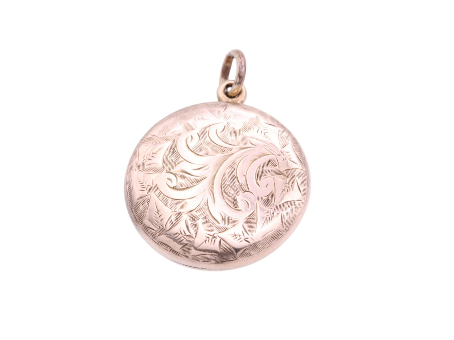 Antique 9ct Gold Heart Motif Triple Locket