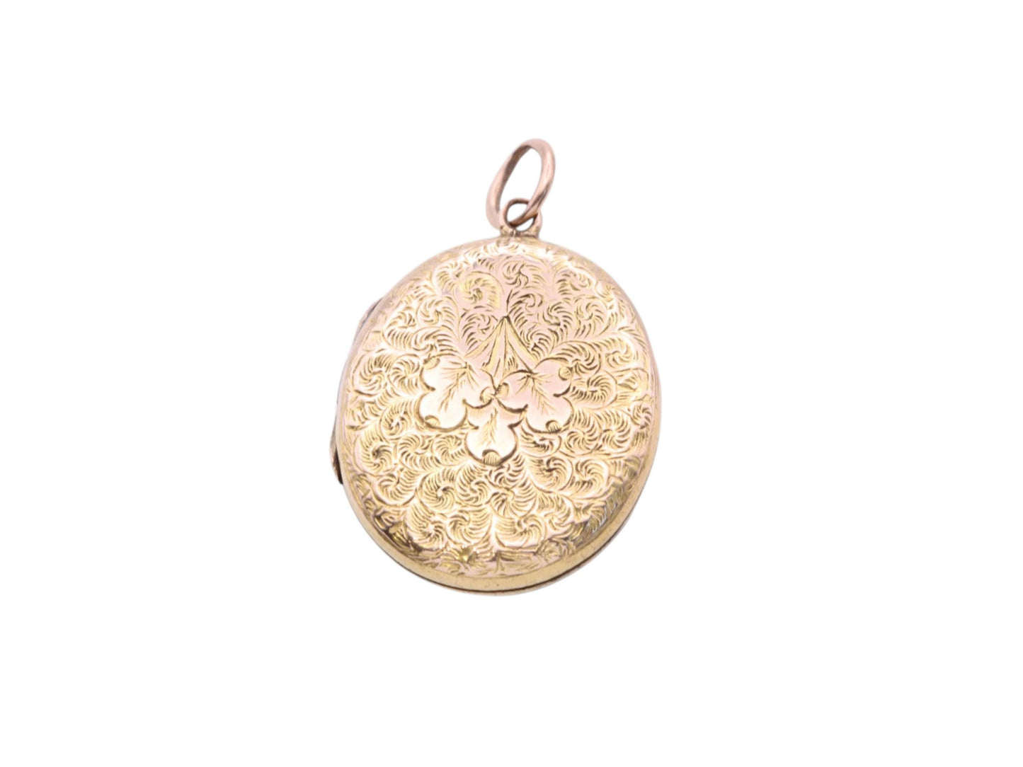 Antique 9ct Gold Victorian Shamrock Locket | c.1890