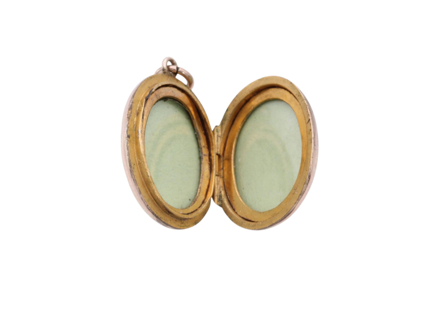 Antique 9ct Gold Embossed Shield Locket