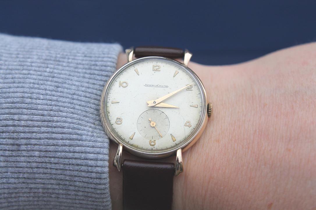 Vintage 9ct Gold Jaeger-LeCoultre Gentleman's Manual Wind Watch, 1961