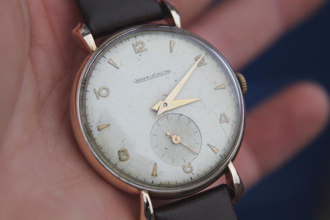 Vintage 9ct Gold Jaeger-LeCoultre Gentleman's Manual Wind Watch, 1961