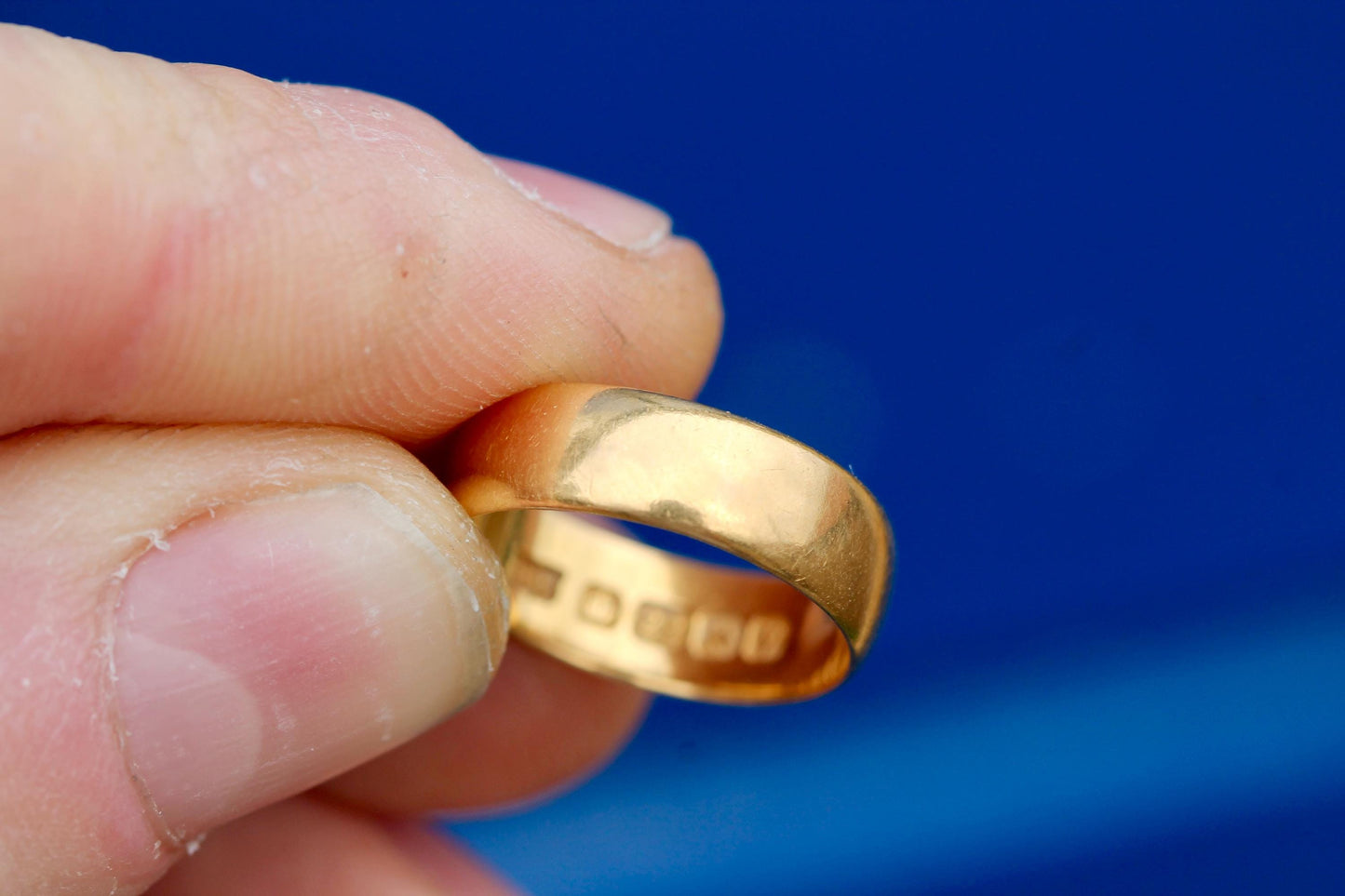 Antique 22ct Gold Band Ring, 1920