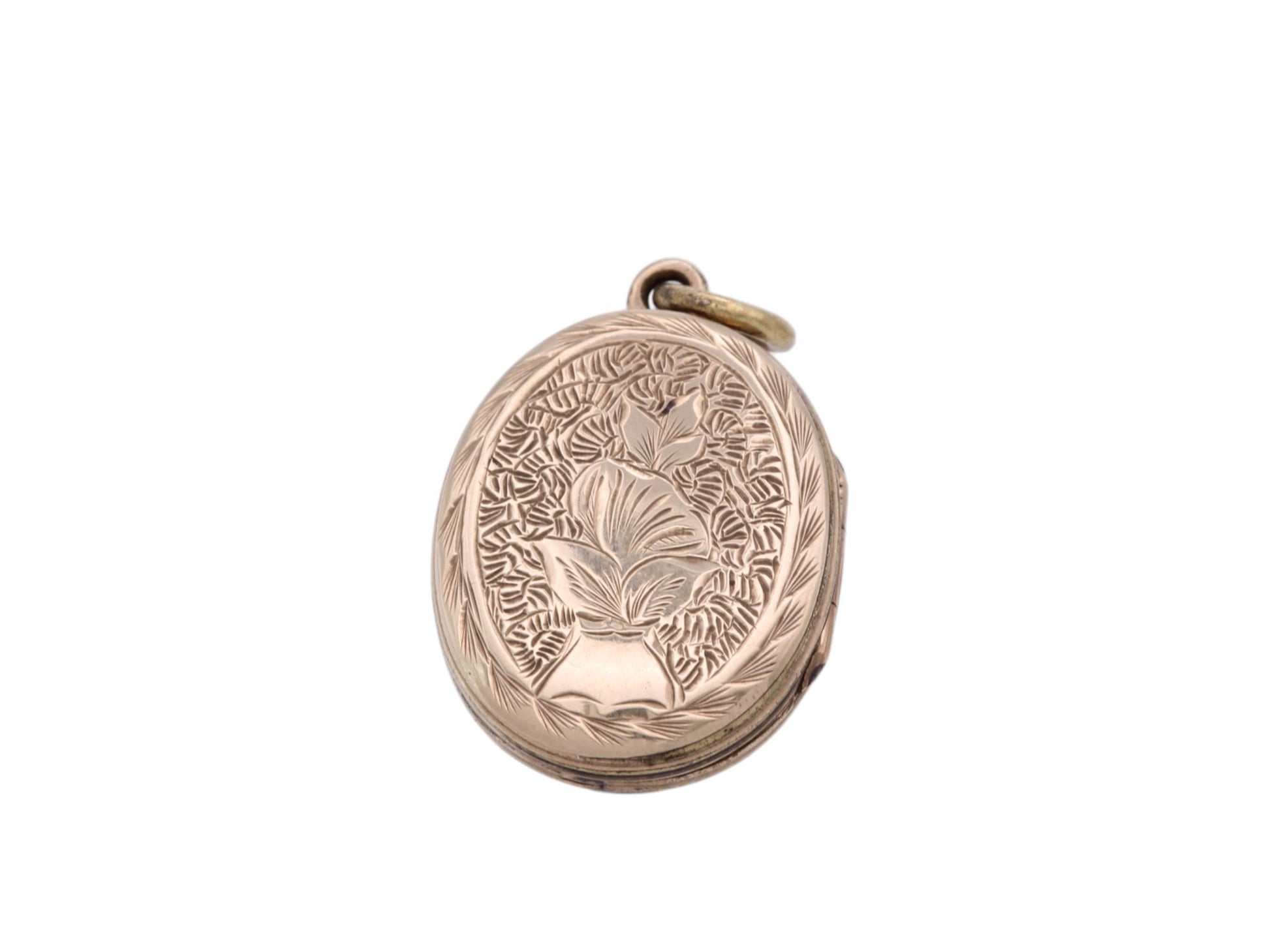 Antique-Victorian-9ct-Gold-Robin-Enamel-Locket