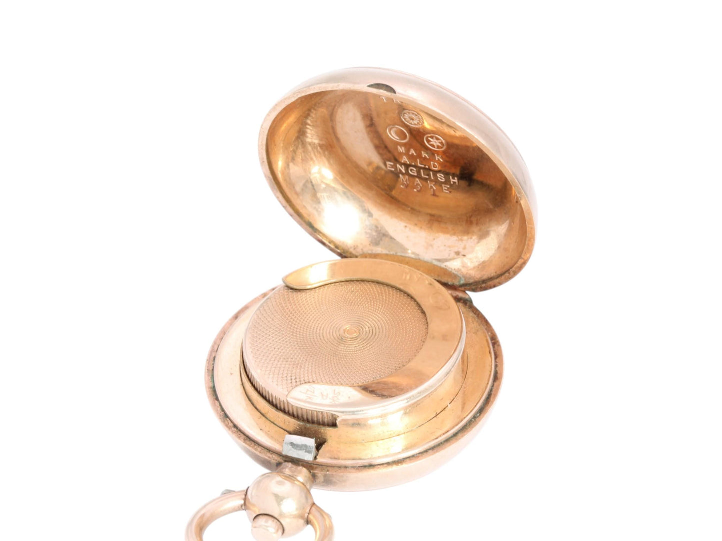 Antique 9ct Rolled Gold Sovereign Case Holder A.L.D. Dennison, c.1900