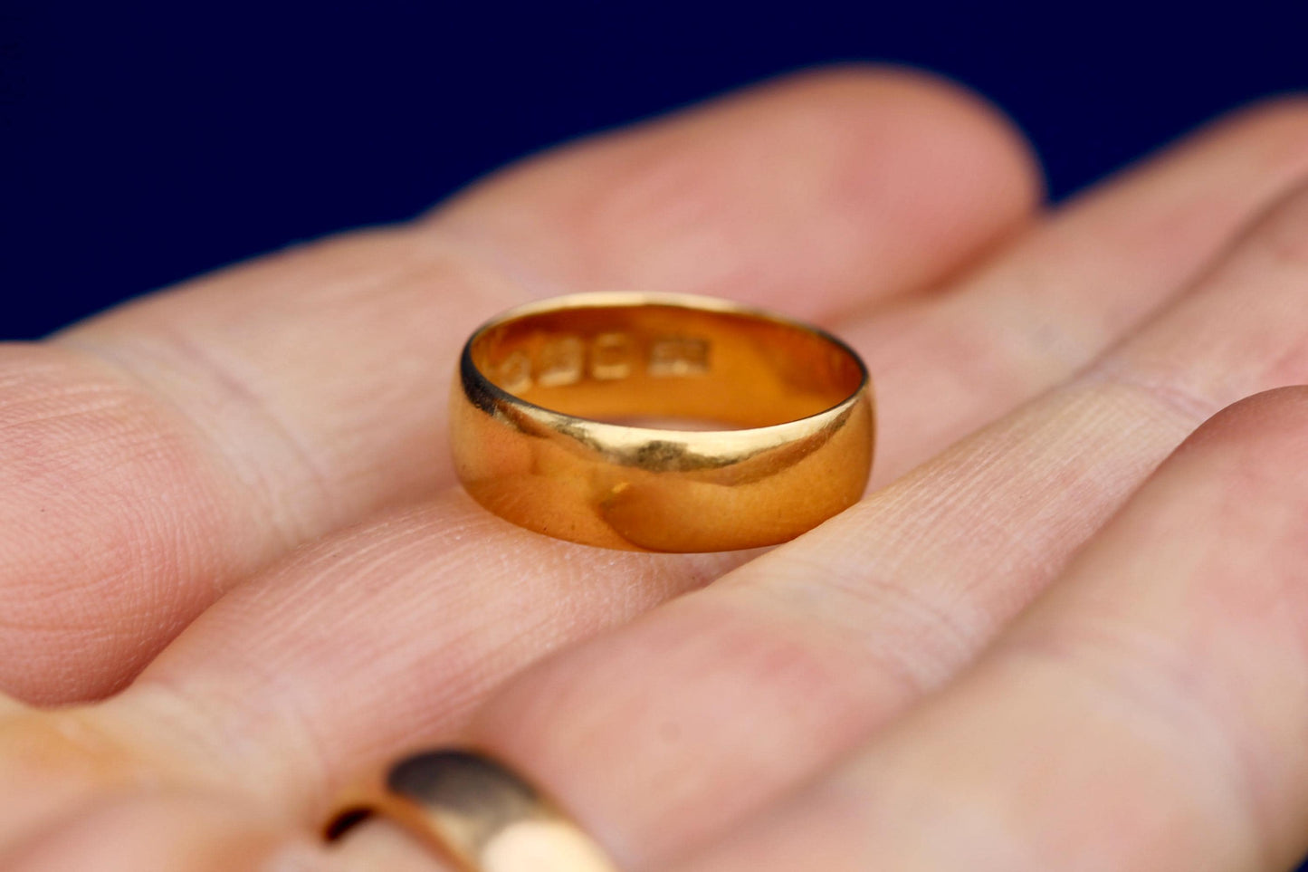 Antique 22ct Gold Band Ring, 1920