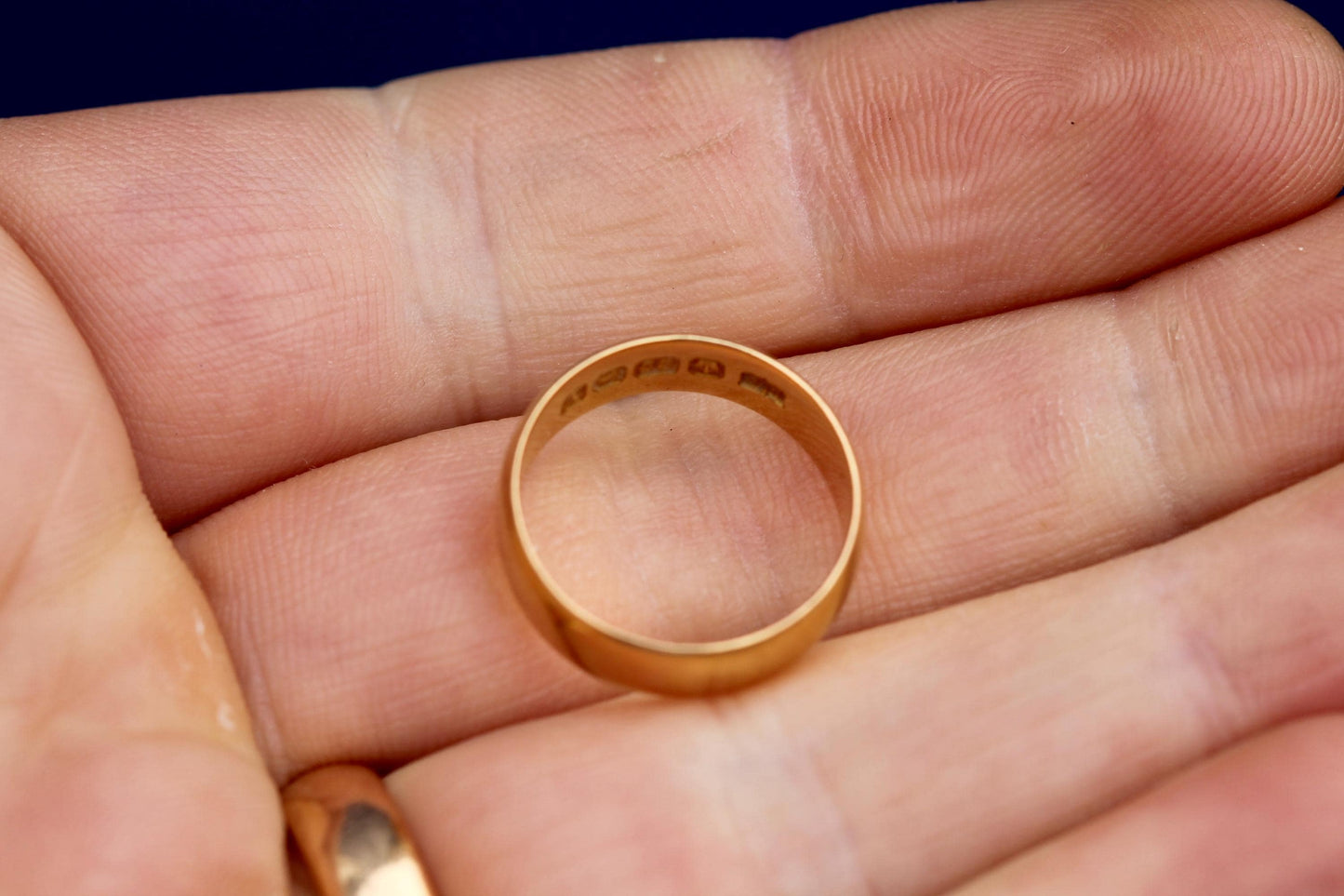 Antique 22ct Gold Band Ring, 1920