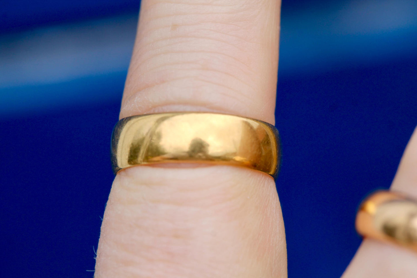 Antique 22ct Gold Band Ring, 1920