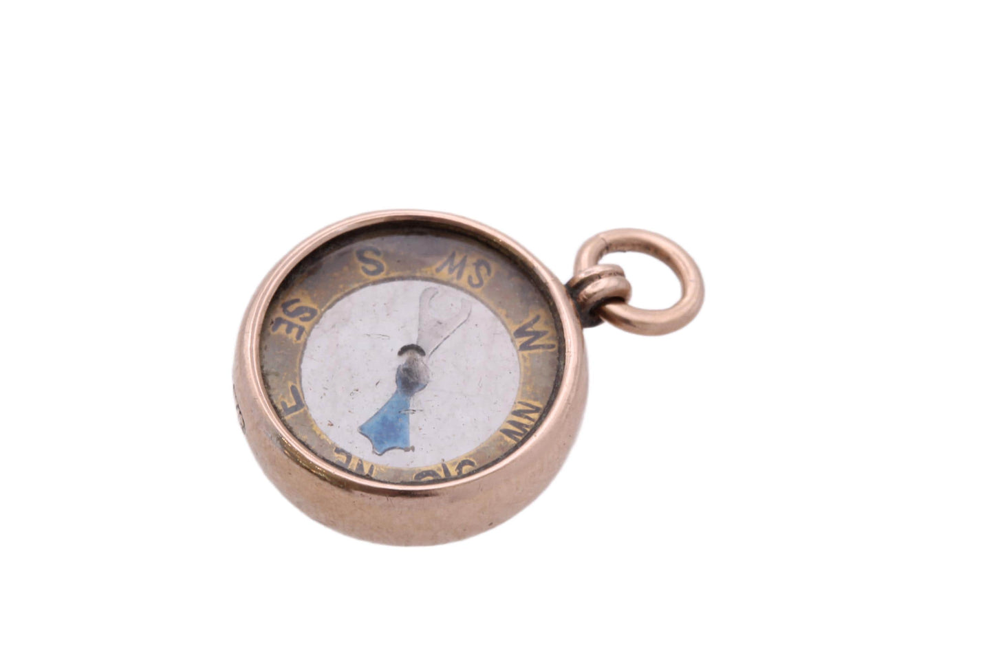 Antique 9ct Gold Compass Pendant, 1897