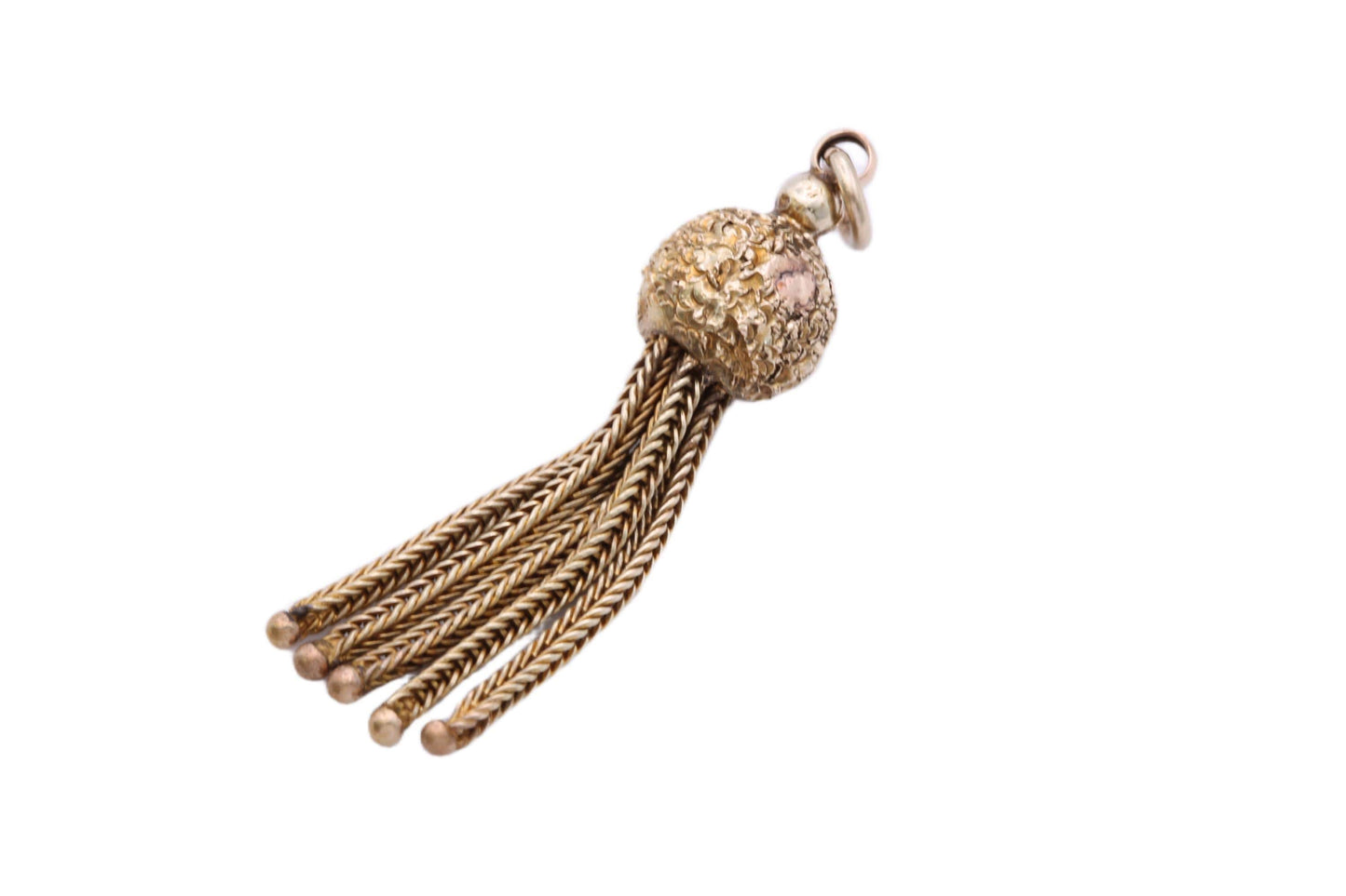 Antique 9ct Gold Tassel Pendant, c.1890