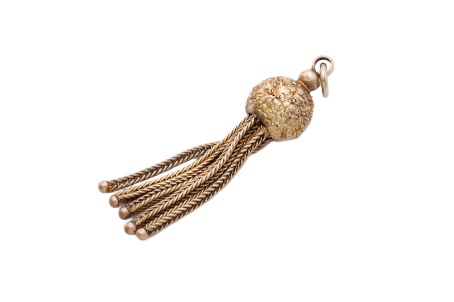 Antique 9ct Gold Tassel Pendant, c.1890
