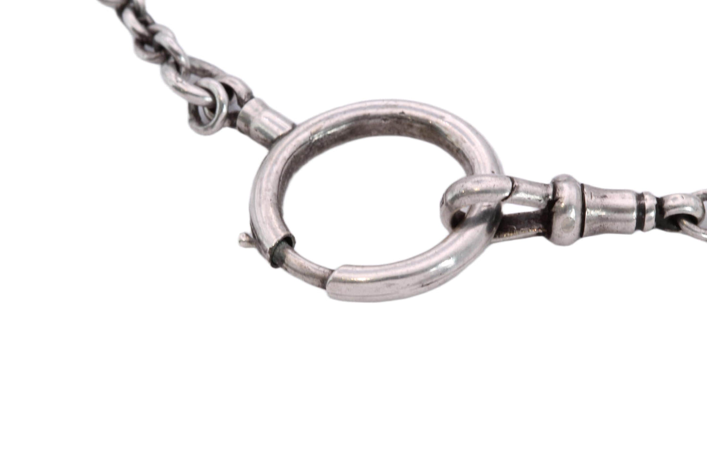 Antique Sterling Silver Albertina Bracelet, 1885
