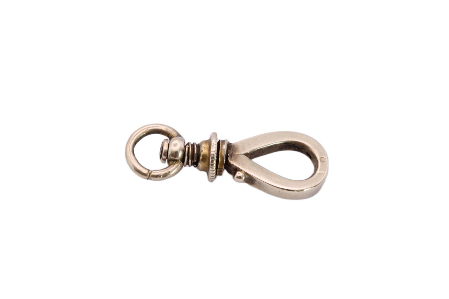Antique 9ct Gold Hinged Opening Dog Clip Clasp
